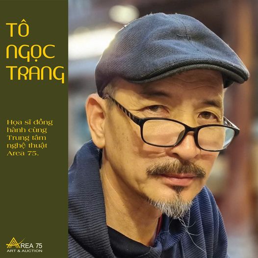 Họa sĩ Tô Ngọc Trang - người đồng hành cùng Area 75 - Art & Auction trong workshop "Sơn son cẩn trứng" sắp diễn ra.